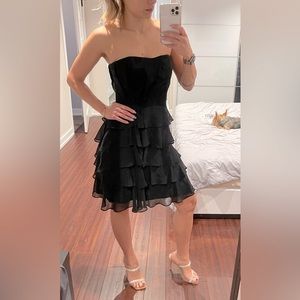 White House Black Market black dress, strapless, Size 2, NWOT